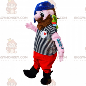 Costume de mascotte BIGGYMONKEY™ de goutte d'eau -