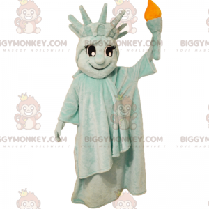 Costume de mascotte BIGGYMONKEY™ de goutte d'eau -