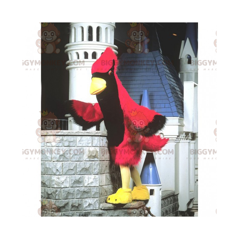 Großer roter Kardinal BIGGYMONKEY™ Maskottchen-Kostüm -