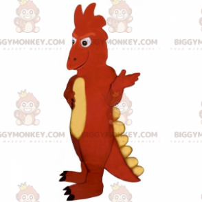 Stor tvåfärgad dinosaurie BIGGYMONKEY™ maskotdräkt -