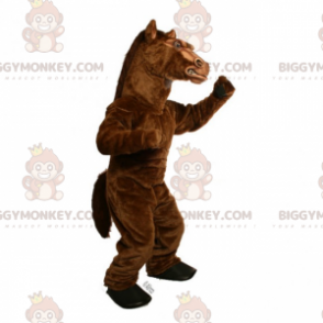 Costume de mascotte BIGGYMONKEY™ de grand étalon marron -