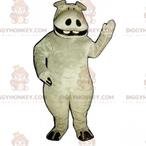 Costume da mascotte Big Hippo BIGGYMONKEY™ - Biggymonkey.com