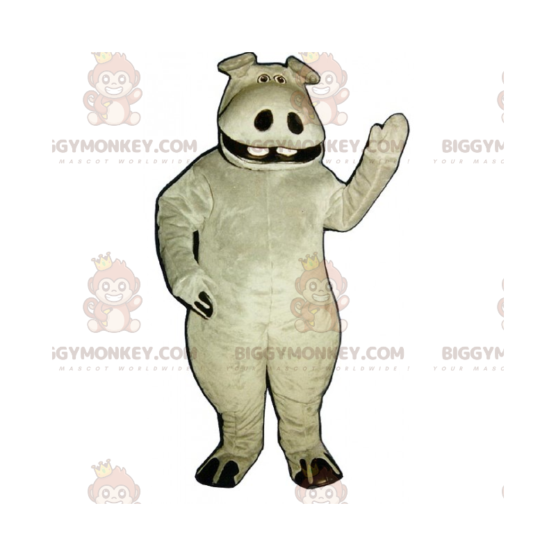 Disfraz de mascota Big Hippo BIGGYMONKEY™ - Biggymonkey.com
