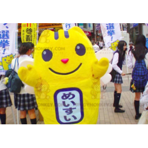 Costume mascotte Pikachu pupazzo di neve giallo BIGGYMONKEY™ -