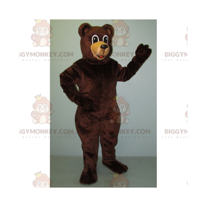 Big Brown Bear BIGGYMONKEY™ Maskottchen Kostüm - Biggymonkey.com