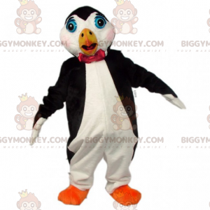 BIGGYMONKEY™ Big Penguin -maskottiasu rusetilla -