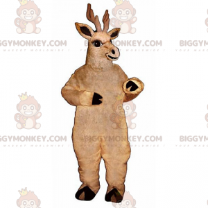 Costume da mascotte grande renna marrone BIGGYMONKEY™ -