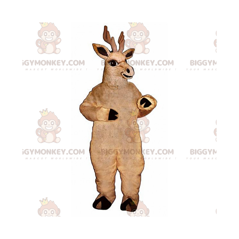 Big Brown Reindeer BIGGYMONKEY™ Mascot Costume – Biggymonkey.com