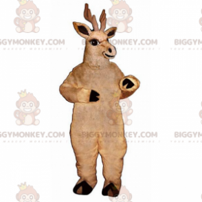 Big Brown Reindeer BIGGYMONKEY™ Mascot Costume – Biggymonkey.com
