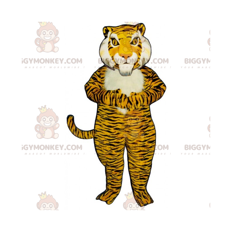 Großer Tiger BIGGYMONKEY™ Maskottchen-Kostüm - Biggymonkey.com