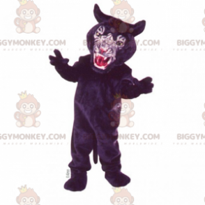 Costume de mascotte BIGGYMONKEY™ de grande panthère noire -