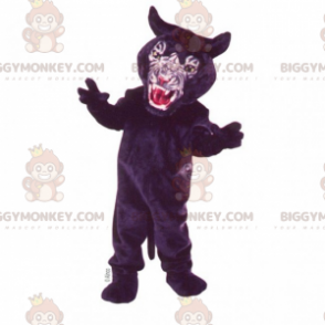 Großer schwarzer Panther BIGGYMONKEY™ Maskottchen-Kostüm -