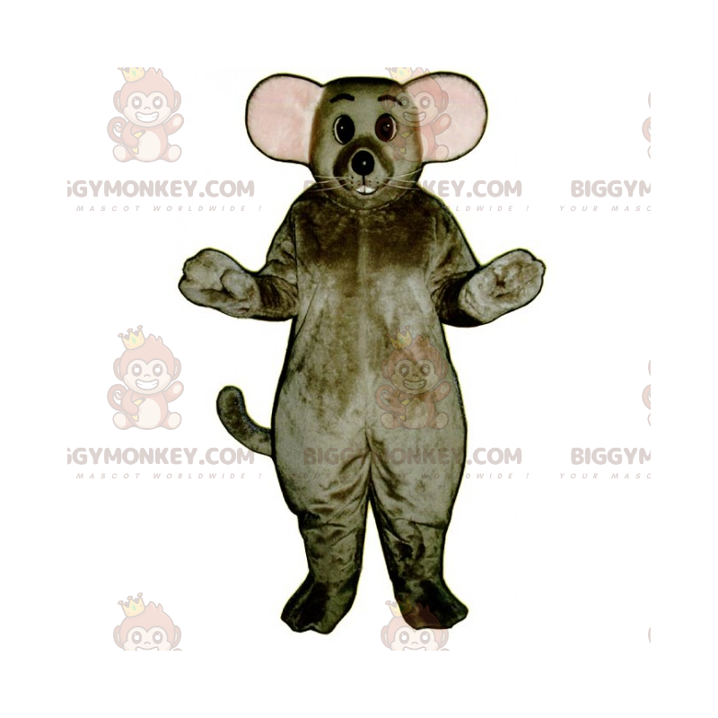 Big Grey Mouse BIGGYMONKEY™ maskottiasu - Biggymonkey.com