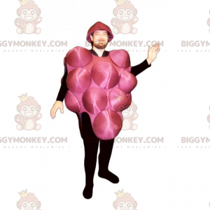 Kostium maskotka czerwone winogrona BIGGYMONKEY™ -
