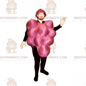 Red Grape BIGGYMONKEY™ Maskottchen-Kostüm - Biggymonkey.com