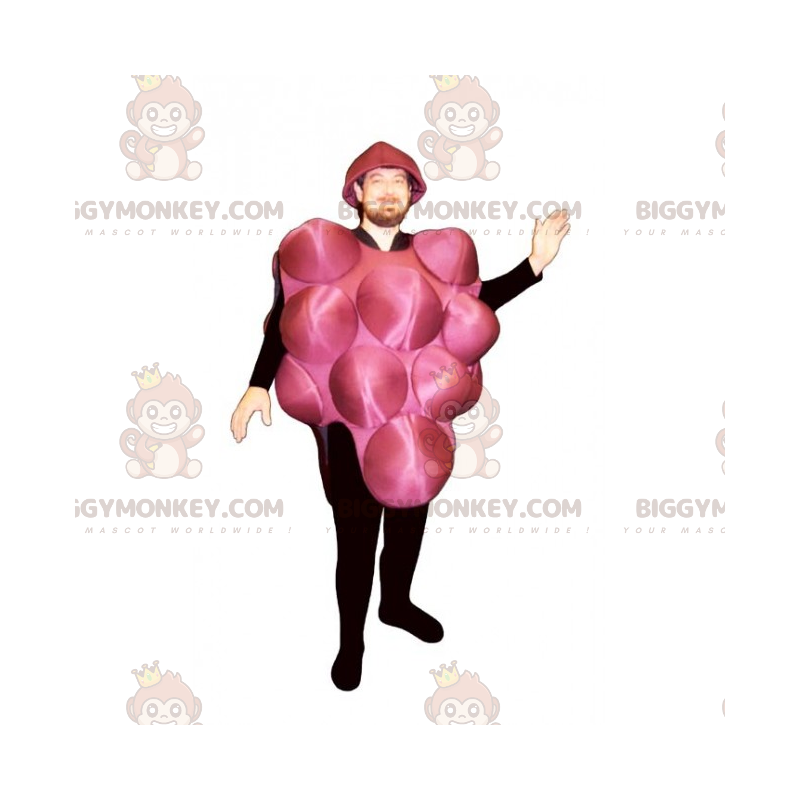 Costume da mascotte BIGGYMONKEY™ Red Grape - Biggymonkey.com