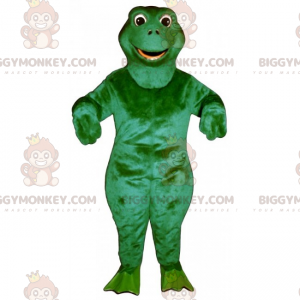 Costume de mascotte BIGGYMONKEY™ de grenouille a la tête ronde
