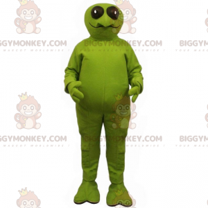 Costume de mascotte BIGGYMONKEY™ de grenouille avec grands yeux