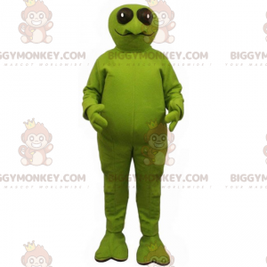 Frosch BIGGYMONKEY™ Maskottchenkostüm mit großen runden Augen -