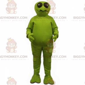 Costume de mascotte BIGGYMONKEY™ de grenouille avec grands yeux