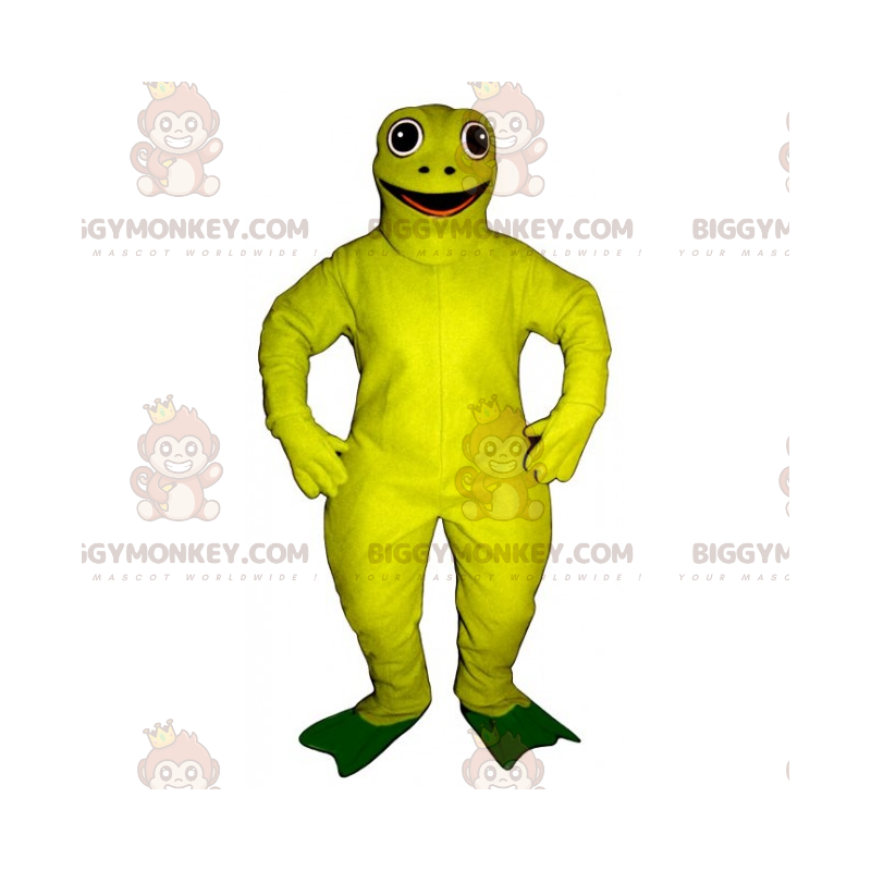 Costume da mascotte BIGGYMONKEY™ rana gialla - Biggymonkey.com