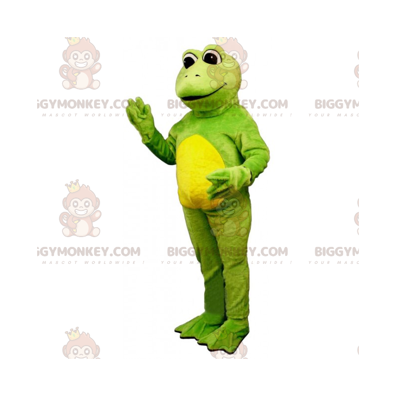 Costume della mascotte della rana sorridente BIGGYMONKEY™ -