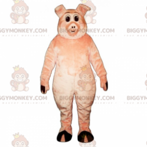 Costume da mascotte BigGYMONKEY™ di maiale grasso -