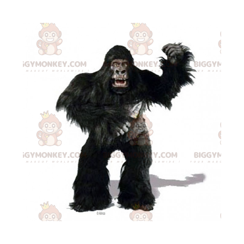 Costume de mascotte BIGGYMONKEY™ de gros gorille aux poils