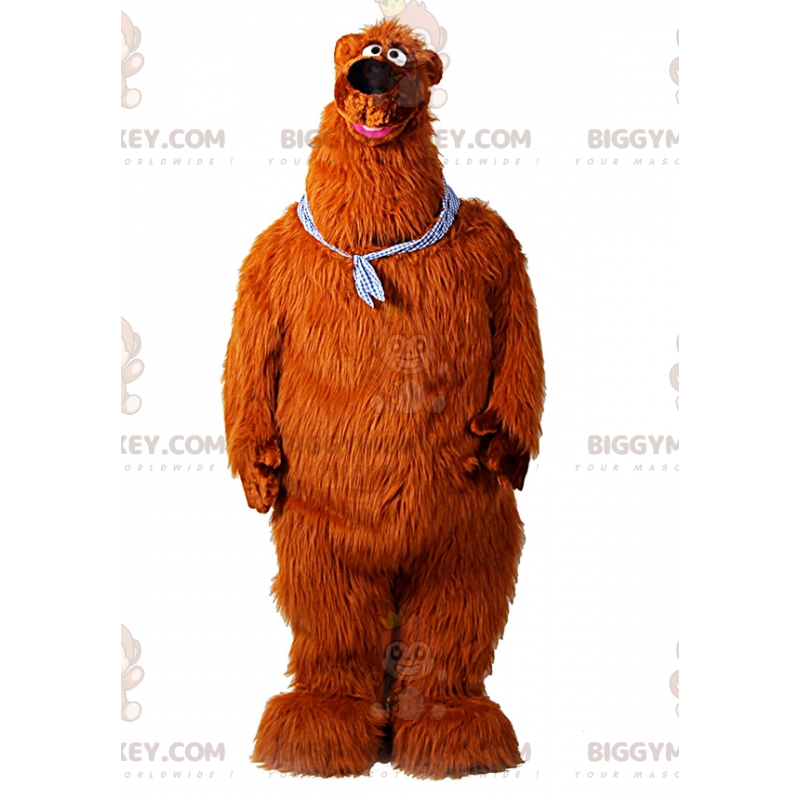 BIGGYMONKEY™ Costume da mascotte da orsacchiotto peloso grande