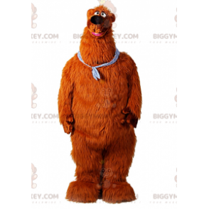 BIGGYMONKEY™ groot zacht harige teddybeer mascottekostuum -