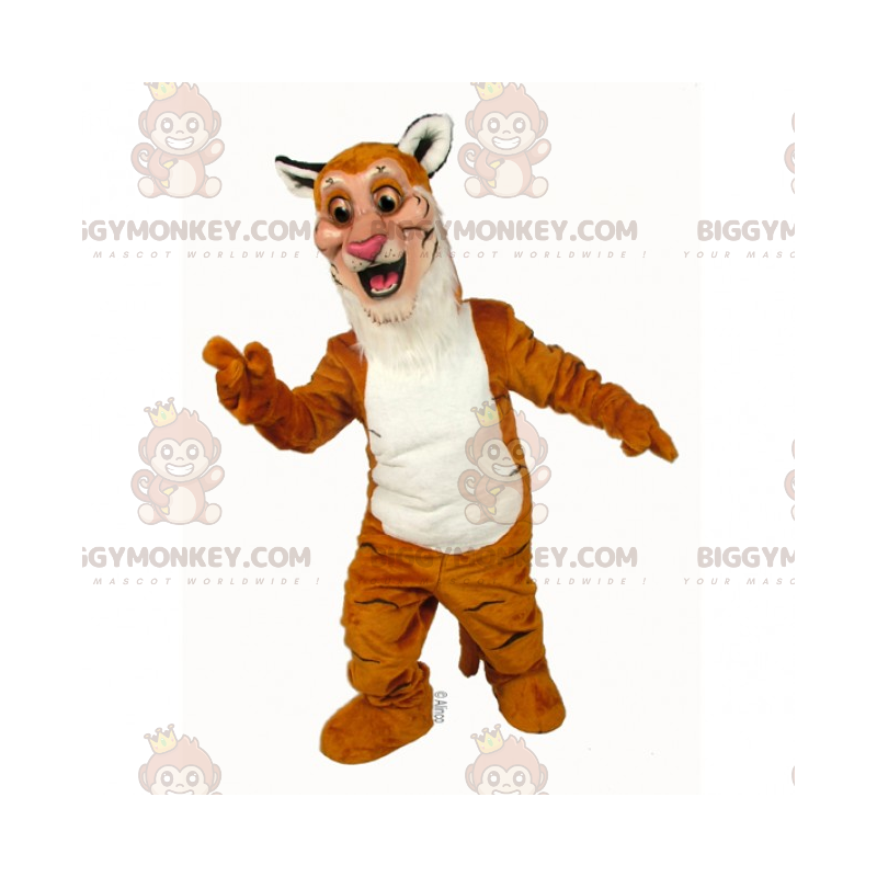 Costume de mascotte BIGGYMONKEY™ de guépard bicolore -