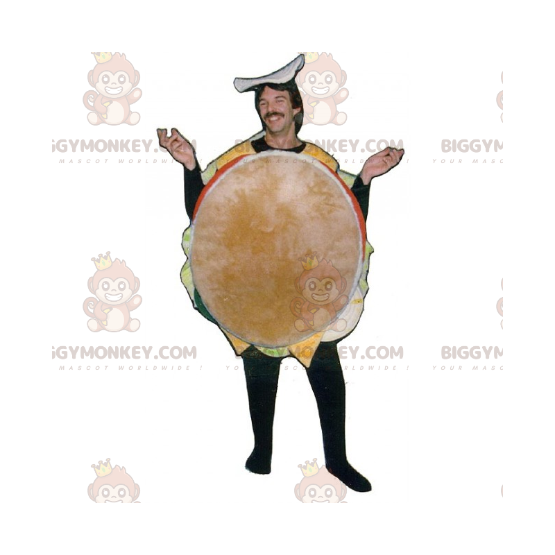 Costume da mascotte Burger BIGGYMONKEY™ - Biggymonkey.com