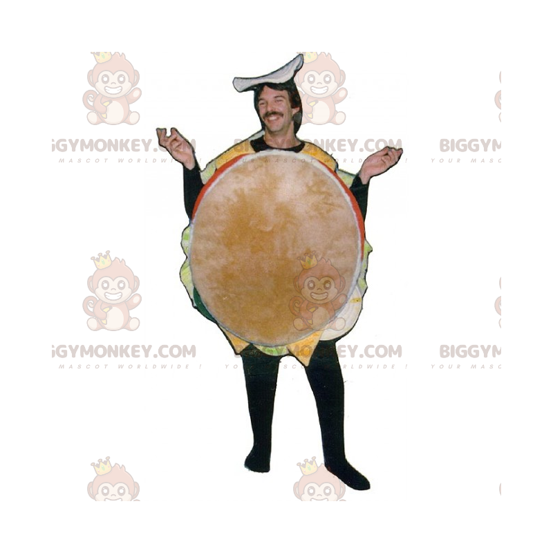 Fato de mascote de hambúrguer BIGGYMONKEY™ – Biggymonkey.com