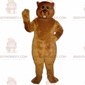 Big Toothed Hamster BIGGYMONKEY™ Maskottchen-Kostüm -