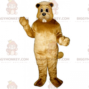 Big Toothed Hamster BIGGYMONKEY™ Maskottchen-Kostüm -