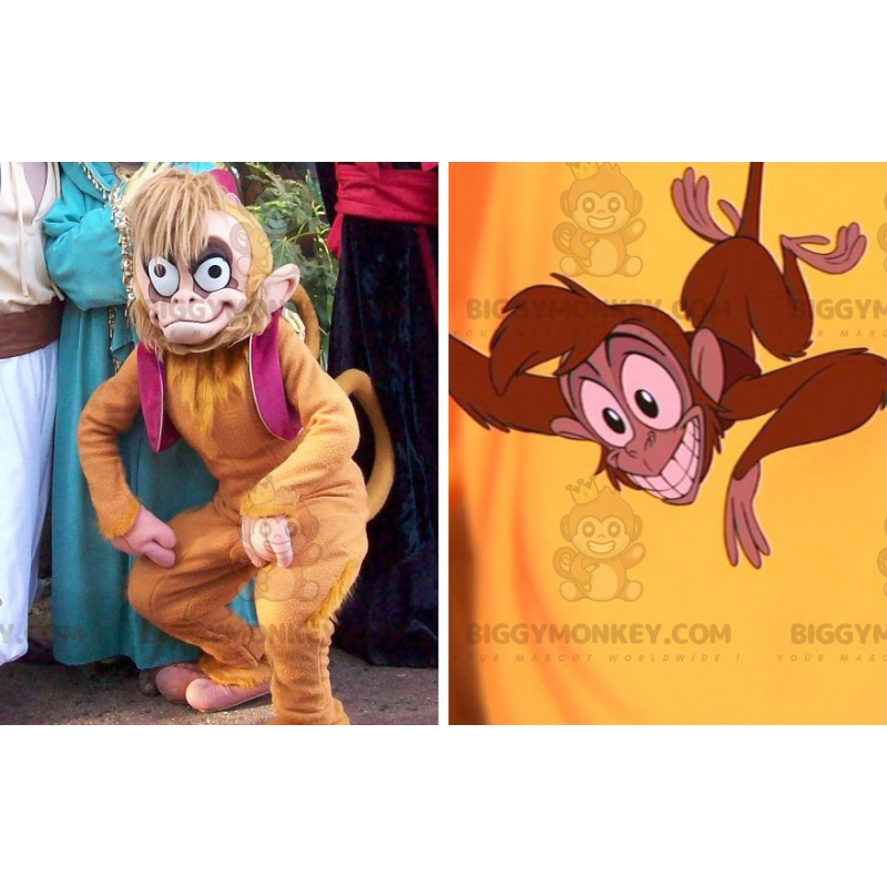 Costume da mascotte Abu BIGGYMONKEY™ del famoso amico scimmia di Aladino