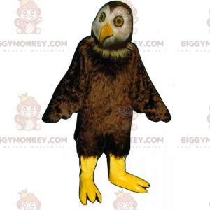 Fantasia de mascote BIGGYMONKEY™ de corujas de bico comprido –