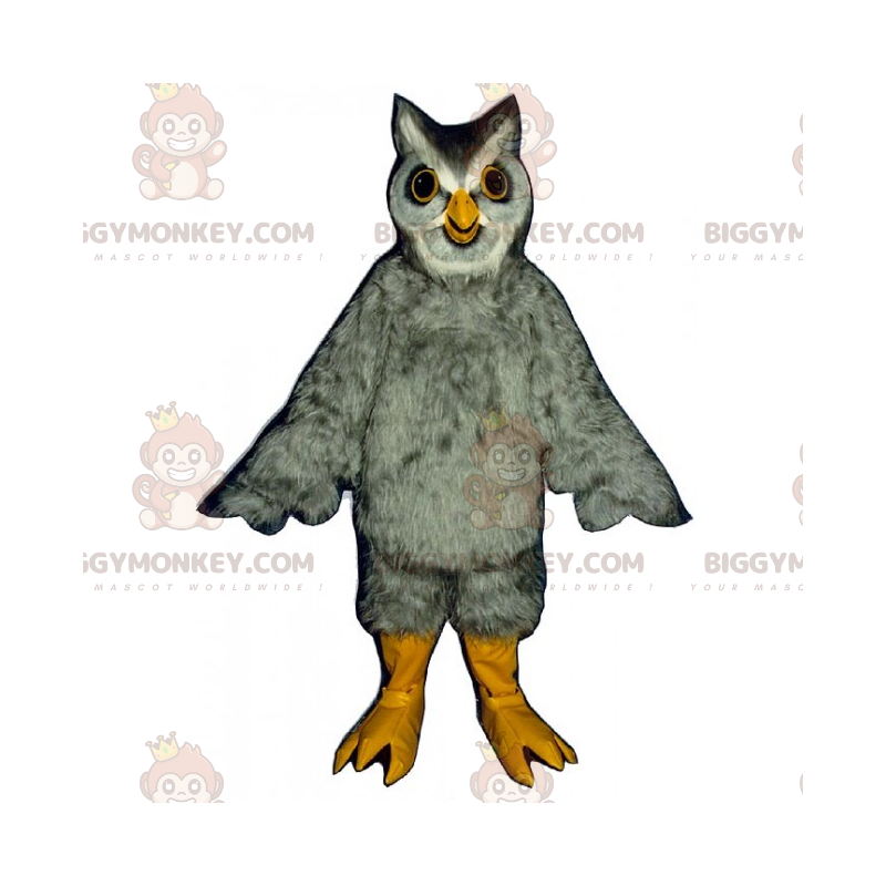 Costume de mascotte BIGGYMONKEY™ de hiboux au plumage doux -