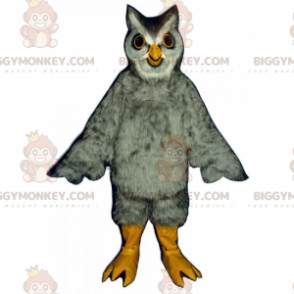 Costume de mascotte BIGGYMONKEY™ de hiboux au plumage doux -