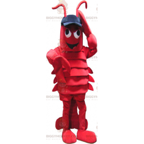 Costume de mascotte BIGGYMONKEY™ de homard avec casquette -