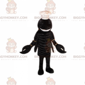 Black Lobster BIGGYMONKEY™ maskottiasu kokin hatulla -