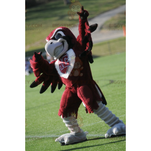 Red and White Eagle Vulture BIGGYMONKEY™ Mascot Costume –