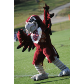 Red and White Eagle Vulture BIGGYMONKEY™ Mascot Costume -