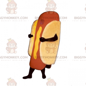 Mustard Hot Dog BIGGYMONKEY™ Mascot Costume – Biggymonkey.com