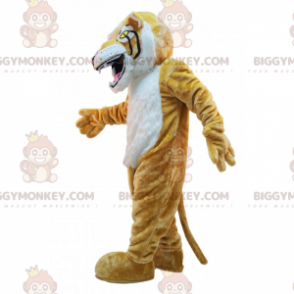 Costume de mascotte BIGGYMONKEY™ de Jaguar marron -