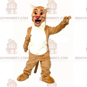 Traje de mascote marrom Jaguar BIGGYMONKEY™ – Biggymonkey.com