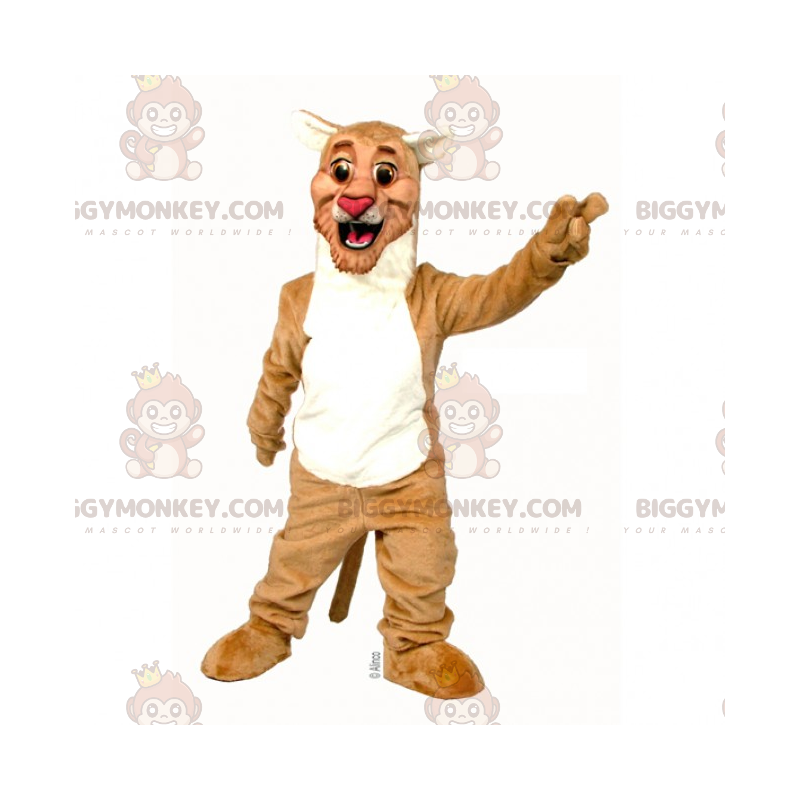 Braunes Jaguar BIGGYMONKEY™ Maskottchen-Kostüm - Biggymonkey.com