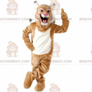 Costume de mascotte BIGGYMONKEY™ de jaguar marron -