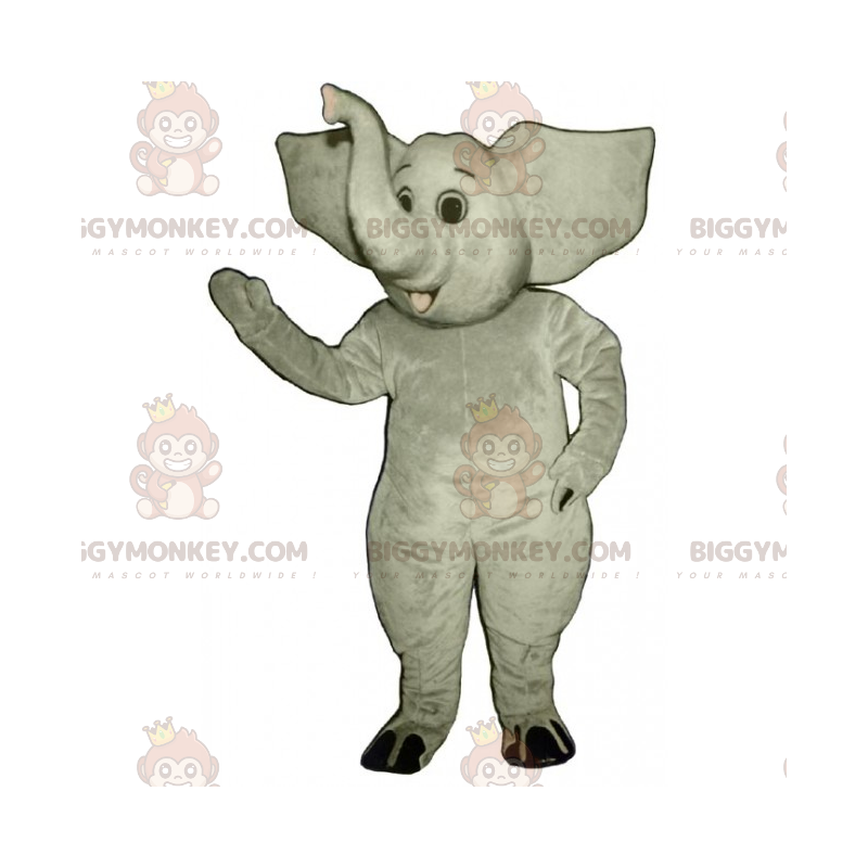 BIGGYMONKEY™-mascottekostuum voor jonge olifant -