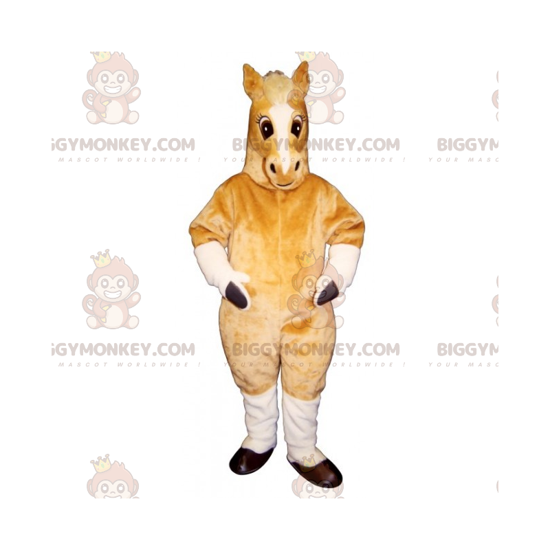 Braune Stute BIGGYMONKEY™ Maskottchenkostüm - Biggymonkey.com